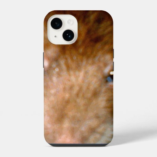 Coque Pour iPhone 14 Visage de rat mignon (Verso)