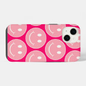 Coque Pour iPhone 14 Visage heureux (Verso Horizontal)