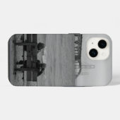 Coque Pour iPhone 14 Visualisation de l'iPhone Coque-mat Mackinac Bridg (Verso Horizontal)