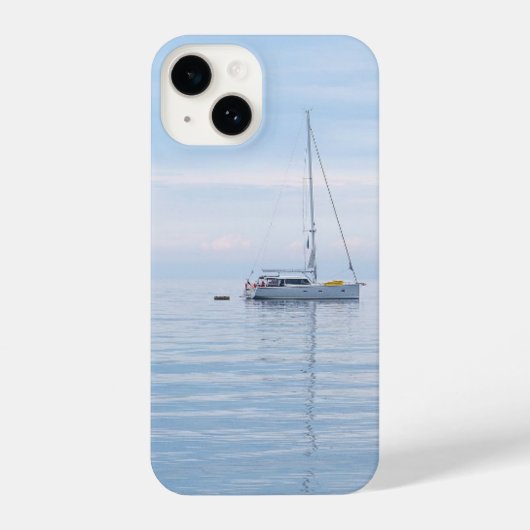 Coque Pour iPhone 14 Voilier Pacifique Voile (Verso)