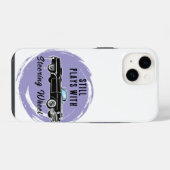 Coque Pour iPhone 14 voiture (Verso Horizontal)