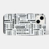 Coque Pour iPhone 14 Votre (Long) nom est partout (Verso Horizontal)