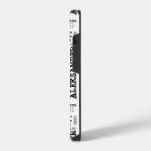 Coque Pour iPhone 14 Votre nom (long) est partout dessus (Côté gauche)