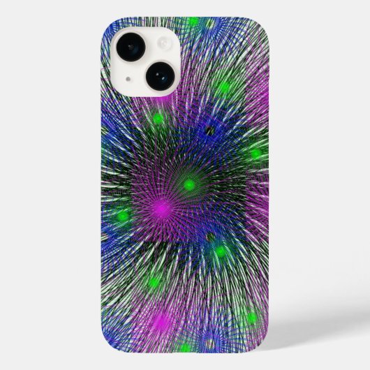 Coque Pour iPhone 14 WaraMuse | Coque iphone Abstrait radiant (Verso)