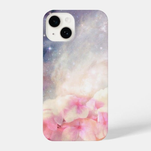 Coque Pour iPhone 14 Whimsical Magique Purple Flower Modifier (Verso)