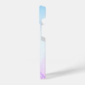 Coque Pour iPhone 14 White Ermine Aquarelle Art Nom de la fille (Côté gauche)