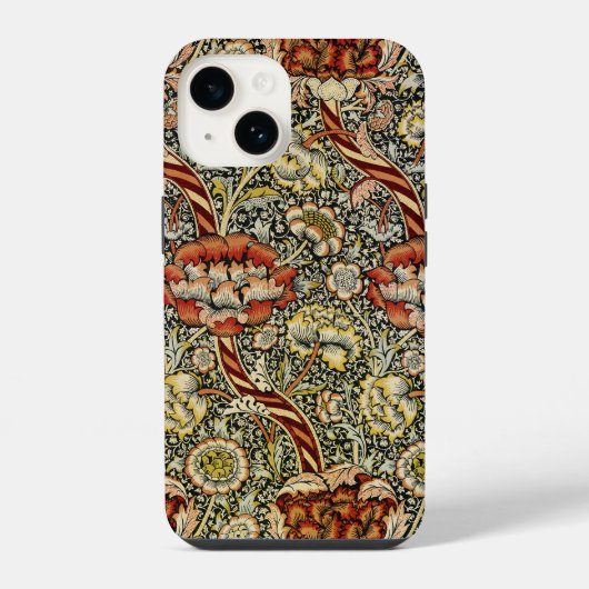 Coque Pour iPhone 14 William Morris Design #9 (Verso)