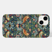 Coque Pour iPhone 14 William Morris Strawberry Thief IPhone 14 Coque (Verso (horizontal))