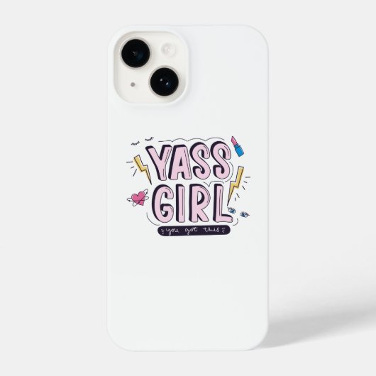 Coque Pour iPhone 14 Yass Girl | Vous Avez Obtenu (Verso)