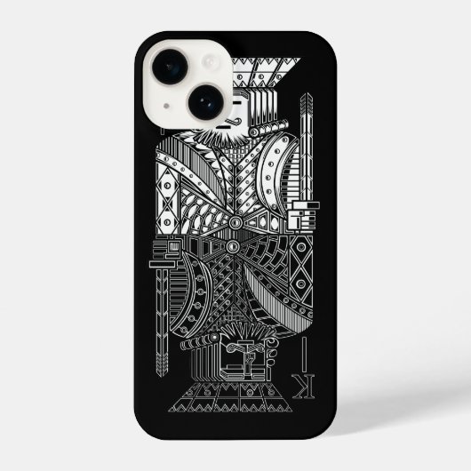 Coque Pour iPhone 14 Ying Yang King (Verso)