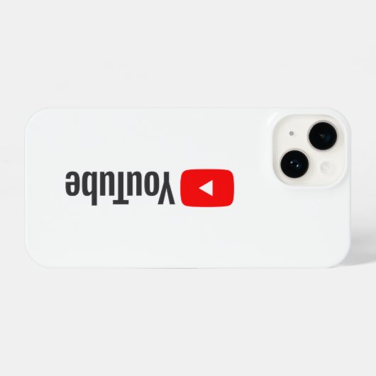 Coque Pour iPhone 14 YouTube (Verso Horizontal)