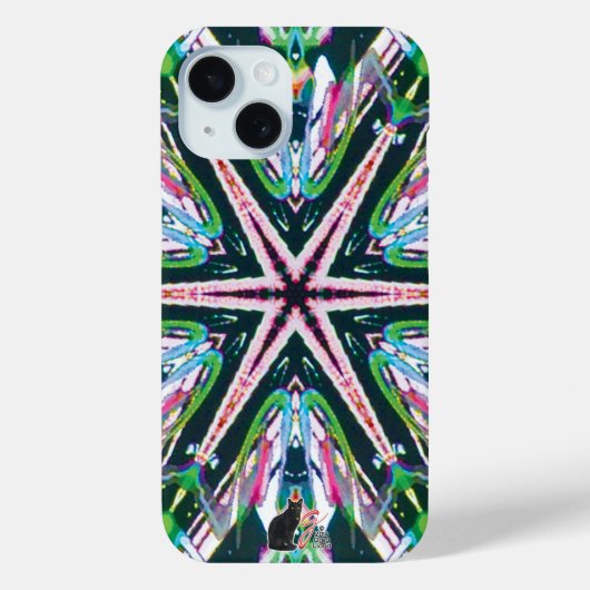 Coque Pour iPhone 15 Astral Kaleidoscope coque iphone (Verso)