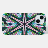 Coque Pour iPhone 15 Astral Kaleidoscope coque iphone (Verso (horizontal))
