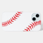 Coque Pour iPhone 15 Baseball - iPhone 15 Coque (Verso (horizontal))