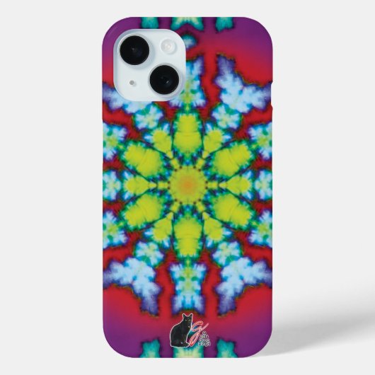 Coque Pour iPhone 15 Bloom coque iphone Kaleidoscope (Verso)