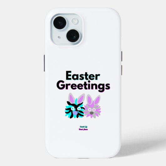 Coque Pour iPhone 15 Bunny Fuzzies Apple iPhone 15 Coque (Verso)