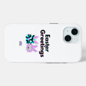 Coque Pour iPhone 15 Bunny Fuzzies Apple iPhone 15 Coque (Verso (horizontal))