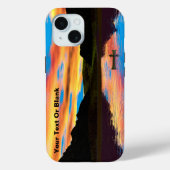 Coque Pour iPhone 15 Canot Sur Sunset Lake Coque-Mate coque iphone (Verso)