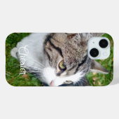 Coque Pour iPhone 15 Casemate iPhone 15 Coque avec photo de chat person (Verso (horizontal))
