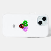 Coque Pour iPhone 15 Coeur Fuzzies Apple iPhone 15 Coque (Verso (horizontal))