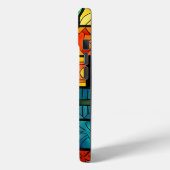 Coque Pour iPhone 15 Colorful African Print iPhone 15 Pro Coque (Verso / Gauche)