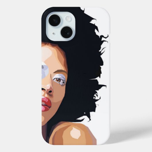 Coque Pour iPhone 15 Coque Afrocentric iPhone 15 (Verso)