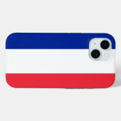 Coque Pour iPhone 15 Coque Apple iPhone 15 Case-Mate avec drapeau de la (Verso (horizontal))