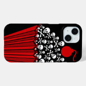 Coque Pour iPhone 15 Coque de Cupcake du crâne - coque iphone de Mate (Verso (horizontal))