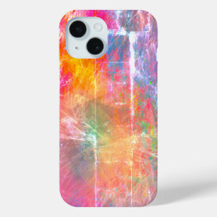 Coque Pour iPhone 15 Coque iphone Coque-mat Abstrait multicolore