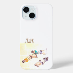 Coque Pour iPhone 15 Coque iphone Coque-Mate Tubes de peinture