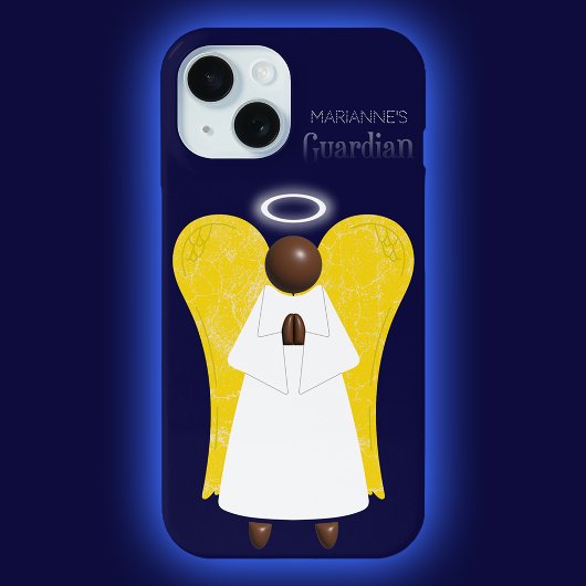 Coque Pour iPhone 15 Coque iphone d'Ange de la Guardian d'Amérique afri