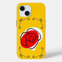 Coque iphone de Rose espagnol