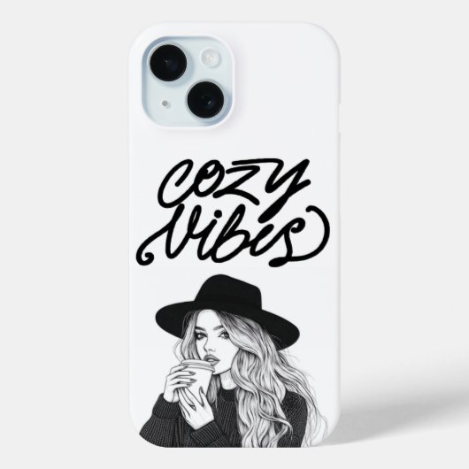 Coque Pour iPhone 15 Coque iphone de vibes cosy (Verso)