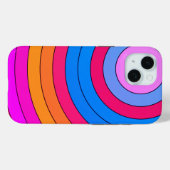 Coque Pour iPhone 15 Coque iphone hypnotisé (ultra violet) (Verso (horizontal))
