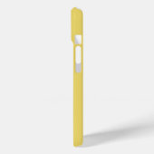 Coque Pour iPhone 15 Coque iphone Jaune Dazzle 'Your Name' (Verso / Gauche)