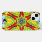 Coque Pour iPhone 15 Coque iphone Kaleidoscope Dragoneye (Verso (horizontal))
