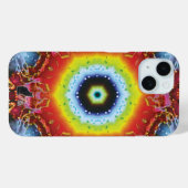Coque Pour iPhone 15 Coque iphone Oculus Kaleidoscope (Verso (horizontal))