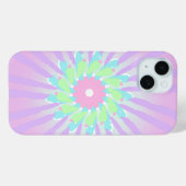 Coque Pour iPhone 15 Coque iphone Pastel Cravate-Dye Swirl (Verso (horizontal))