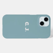 Coque Pour iPhone 15 Coque iphone personnalisé Dove Blue (Verso (horizontal))