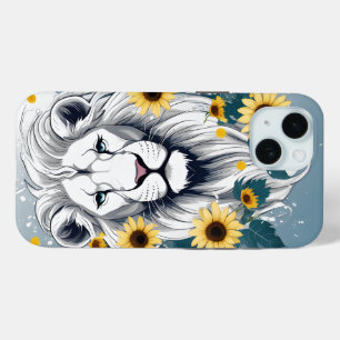 Coque Pour iPhone 15 Coque iphone personnalisé, Lion magique des tourne