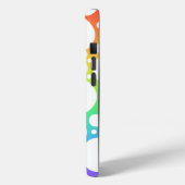 Coque Pour iPhone 15 Coque iphone pointillé Rainbow Polka (Verso / Gauche)