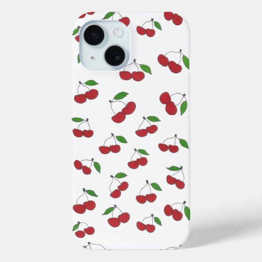 Coque Pour iPhone 15 Coque iphone Sweet Cherries (Verso)