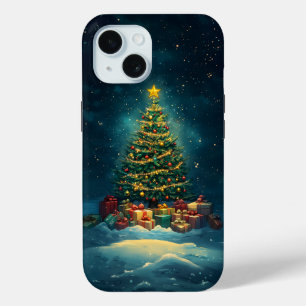 Coque Pour iPhone 15 Coque iphone Whimsical Christmas Tree