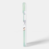 Coque Pour iPhone 15 Coquette Fille d'Anime "Salut !" Coque iPhone - Té (Verso / Gauche)