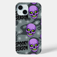 Crâne squelette éffrayant Halloween iPhone / coque