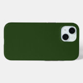 Coque Pour iPhone 15 Dark Forest Green iPhone 15 Coque (Verso (horizontal))