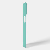 Coque Pour iPhone 15 Dazzle Blue "Nom" coque iphone vertical (Verso / Droite)