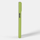 Coque Pour iPhone 15 Dazzle Green 'Nom' coque iphone vertical (Verso / Droite)