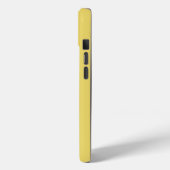 Coque Pour iPhone 15 Dazzle Jaune 'Nom' coque iphone vertical (Verso / Gauche)
