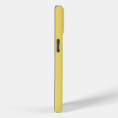 Coque Pour iPhone 15 Dazzle Jaune 'Nom' coque iphone vertical (Verso / Droite)